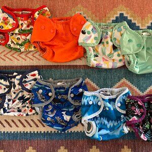 Thirsties Duo Wrap Waterproof Snap Diaper Covers, Size One (8)